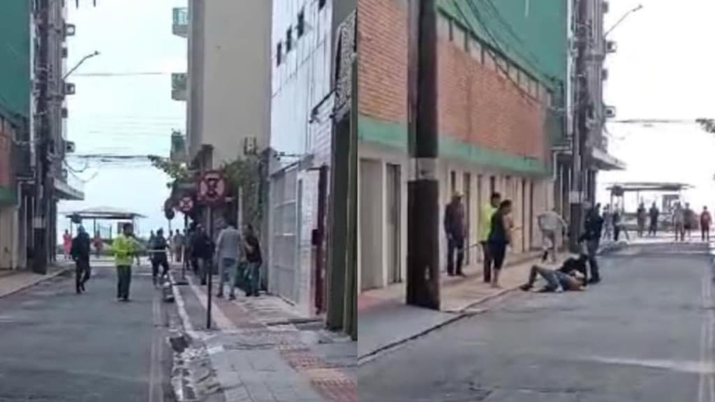 Ladrão é espancado por populares em Balneário Camboriú
