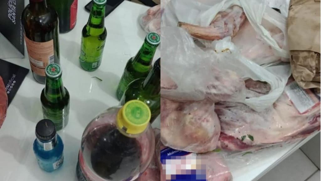 Trio invade casa e furta churrasco e cerveja enquanto família dormia