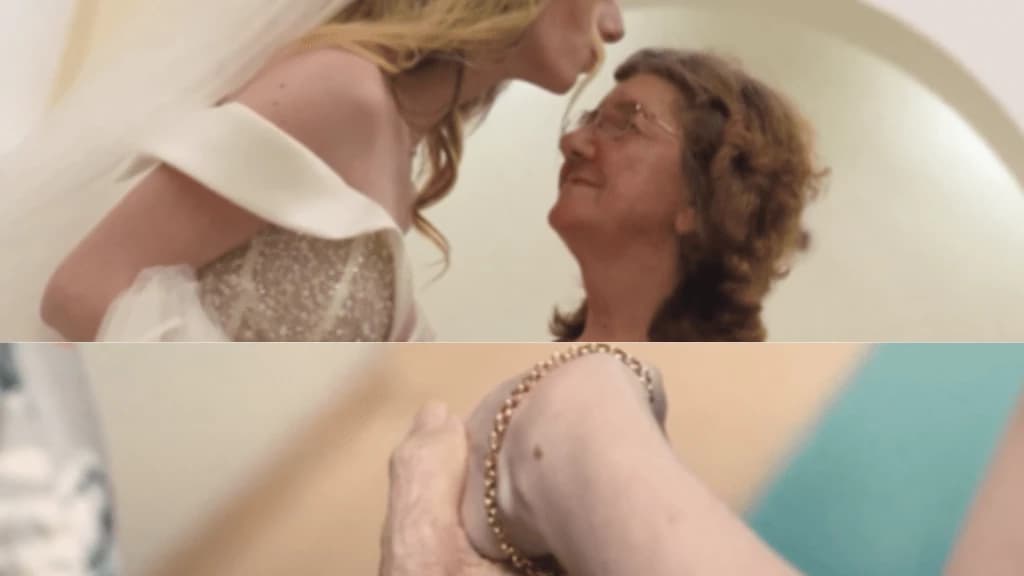 Noiva surpreende avó internada em hospital antes de casamento em Jaraguá do Sul