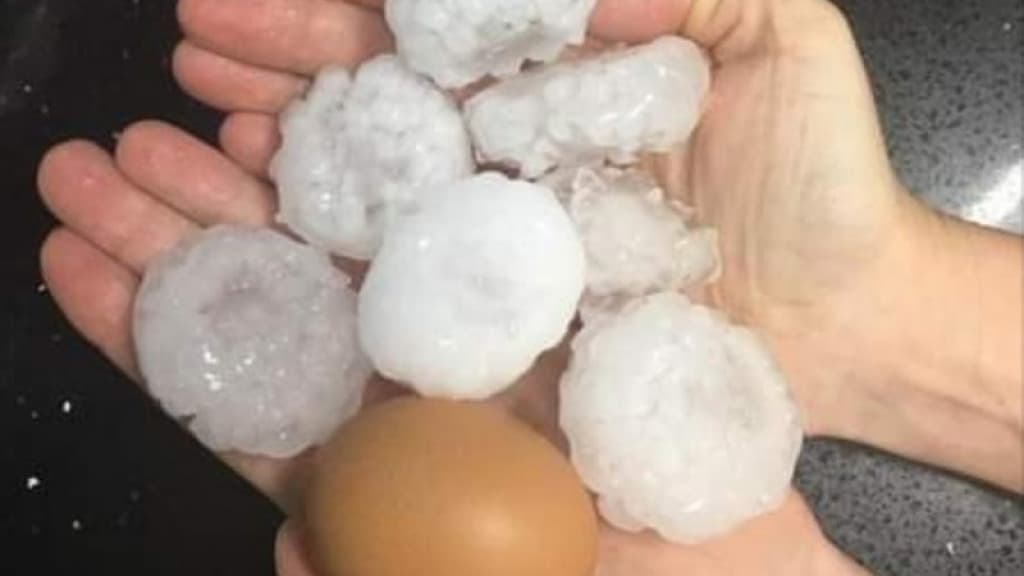 Granizos com tamanho de ovos de galinha atingem SC