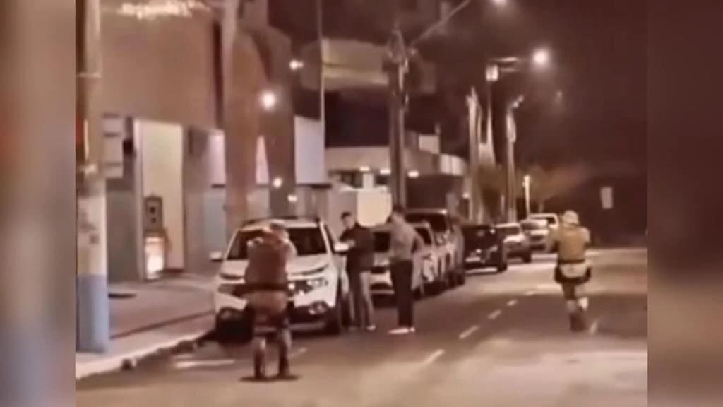 Vídeo mostra momento exato em que golpistas foram presos pela PM em Itapema