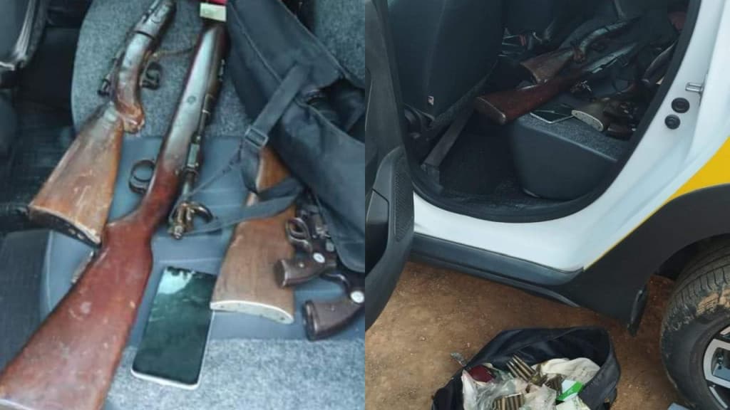 Bandidos assaltam loja em SC e são presos após troca de tiros com a polícia no PR