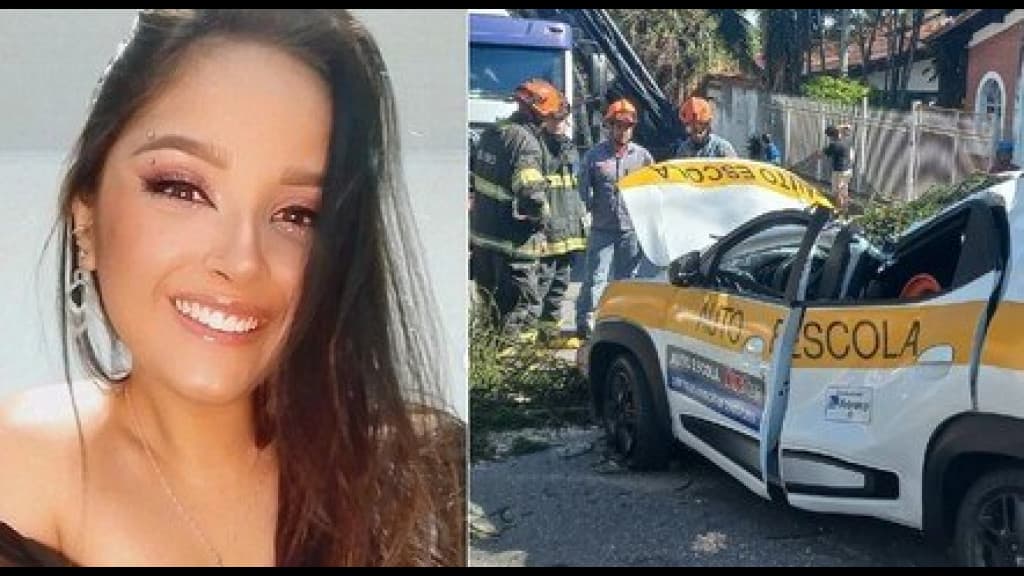Aluna de autoescola morre após árvore cair sobre carro durante ciclone