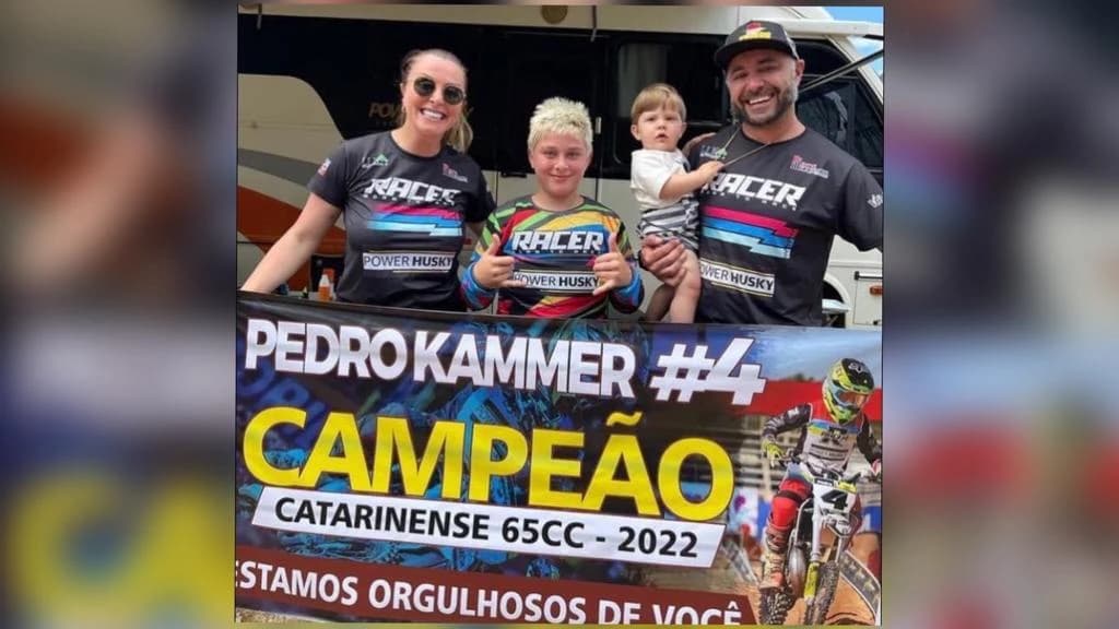 Menino de São João Batista é campeão Catarinense de Velocross