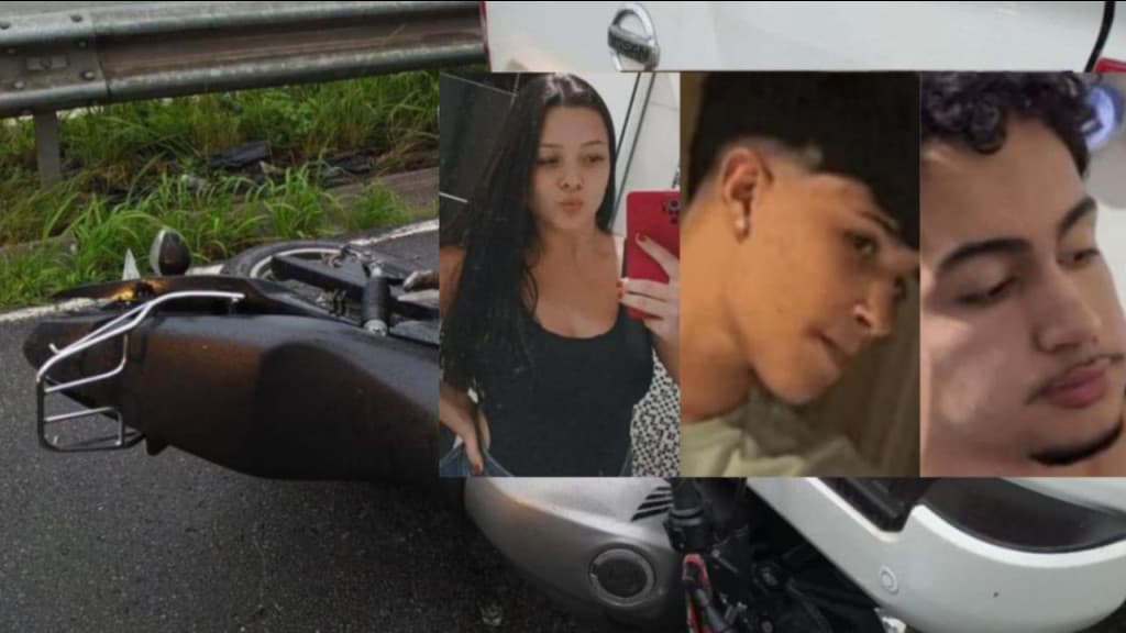 Terceira vítima morre no hospital após acidente entre carros e motos na BR-282, em São José