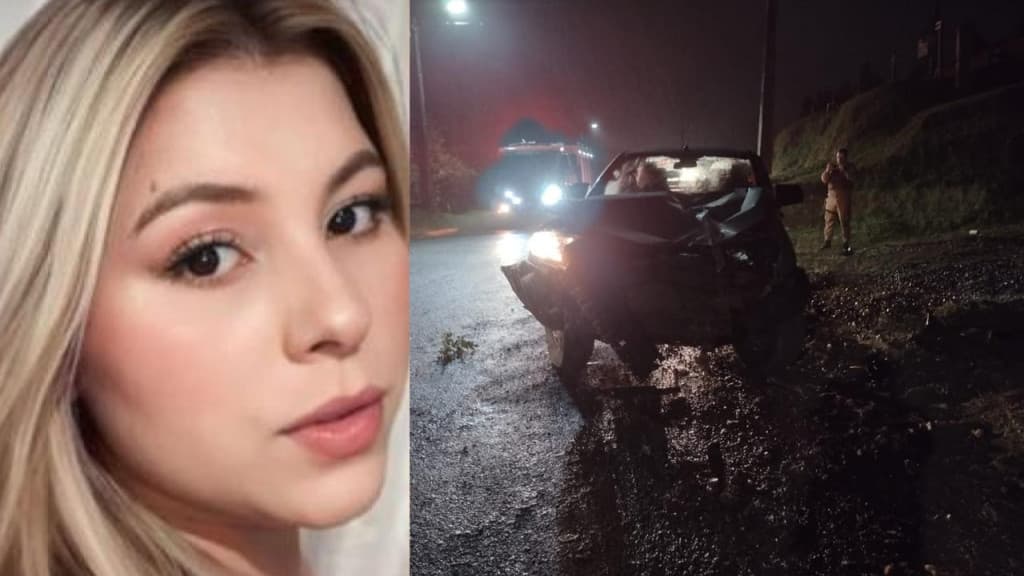 Jovem morre após grave acidente entre moto e caminhonete em SC