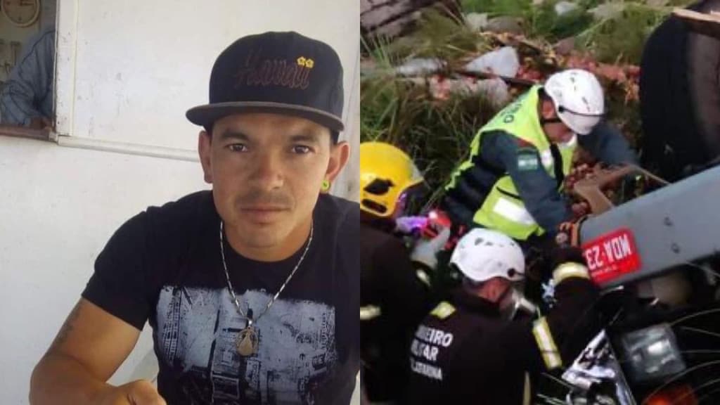 Identificado trabalhador que morreu após caminhão de maças tombar na  SC-114