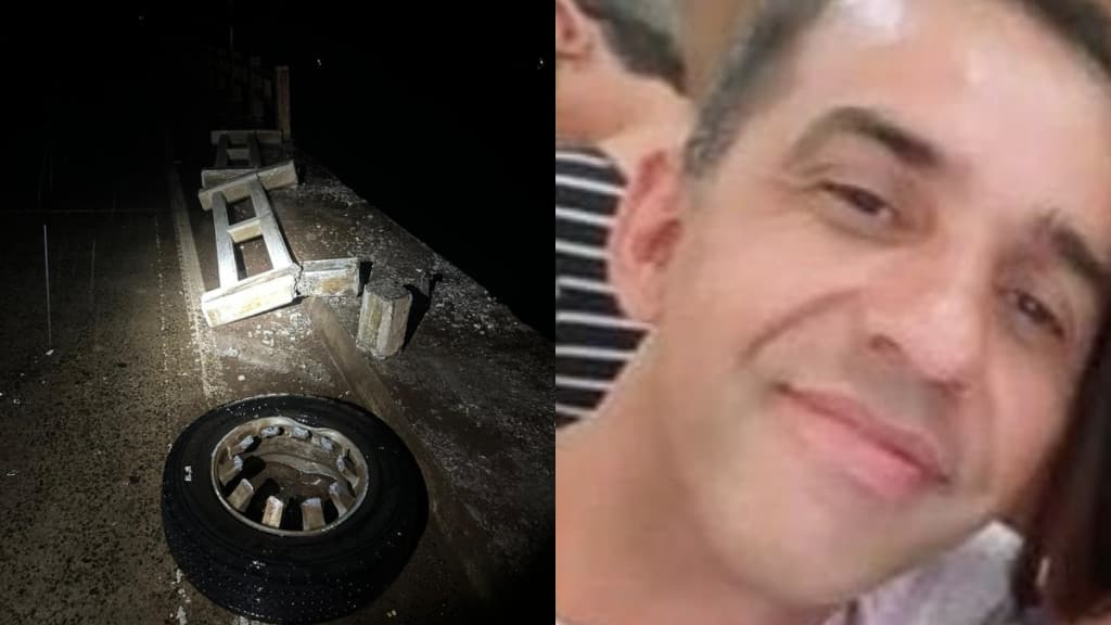 Caminhoneiro morre após caminhão despencar de ponte na BR-282