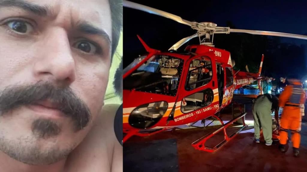 Motociclista morre no hospital após colisão com poste