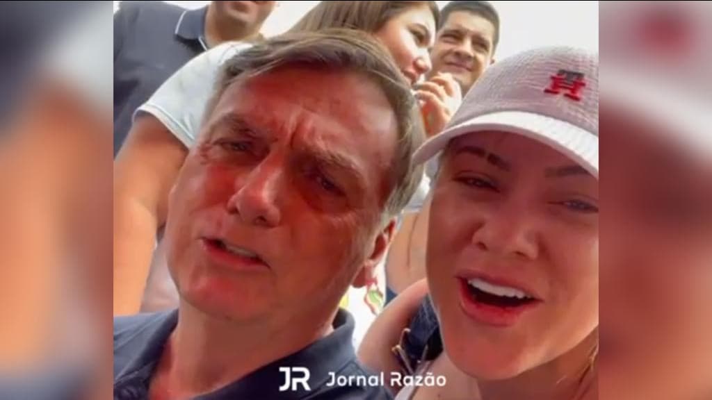 Empresária de SC sai para comer pastel e encontra Bolsonaro, no Rio: “ganhei o ano”
