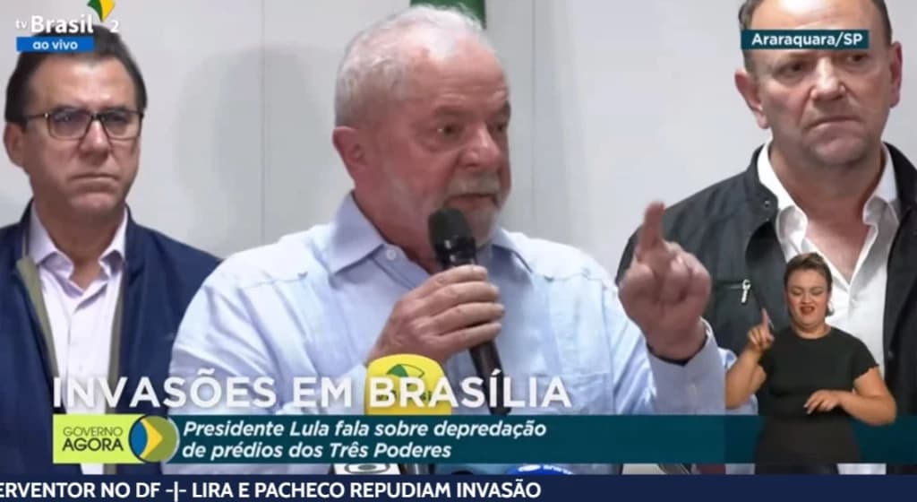 “Todos serão responsabilizados e punidos”, promete Lula em pronunciamento
