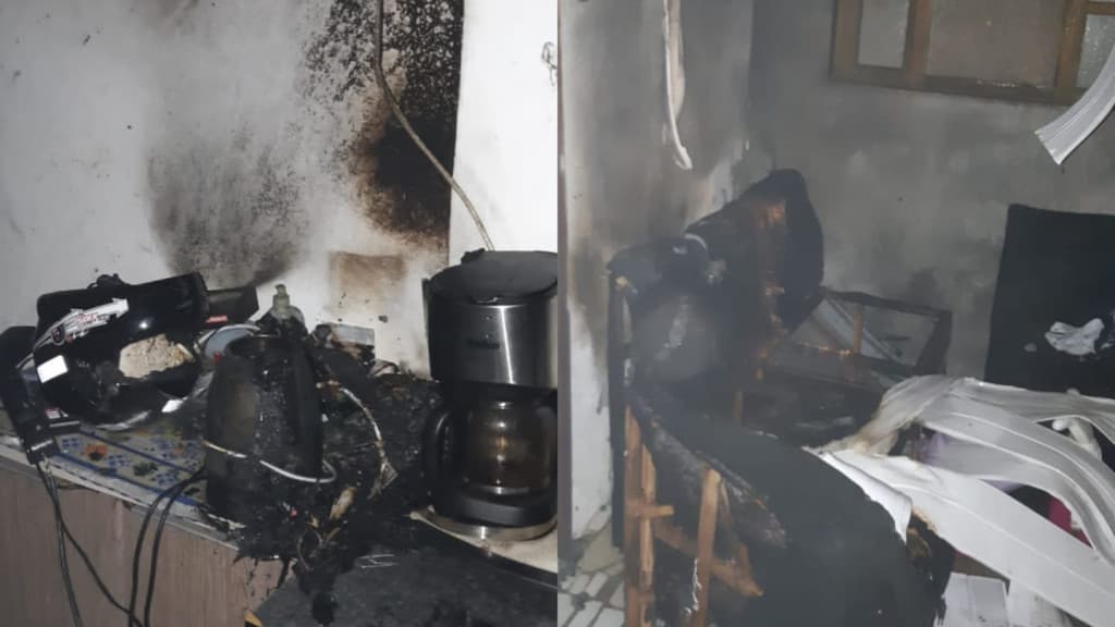 Casa é tomada pelas chamas e mobiliza Corpo de Bombeiros em BC