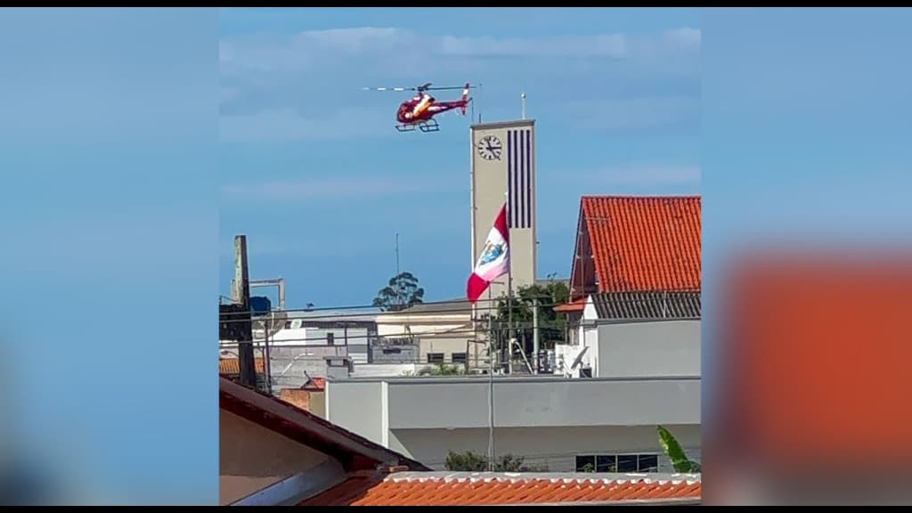 URGENTE: Helicóptero é mobilizado em Tijucas após acidente com adolescente