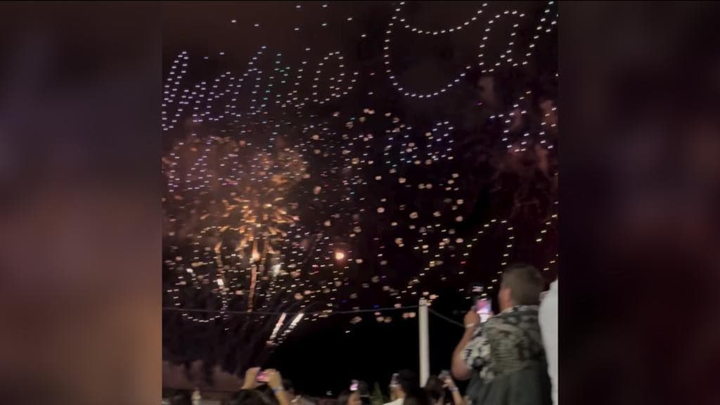 VÍDEO: Veja como foi o show dos drones em Balneário Camboriú no Réveillon