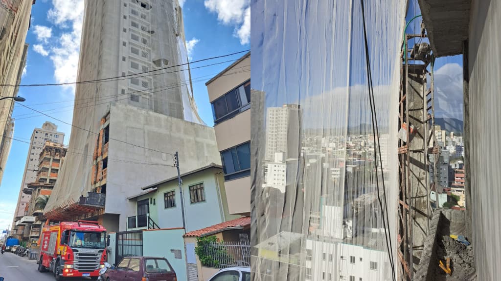 Bombeiros divulgam detalhes de acidente em obra em Itapema
