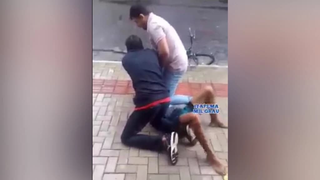 VÍDEO: Homem furta caixa de bombom e se da mal, em Itapema