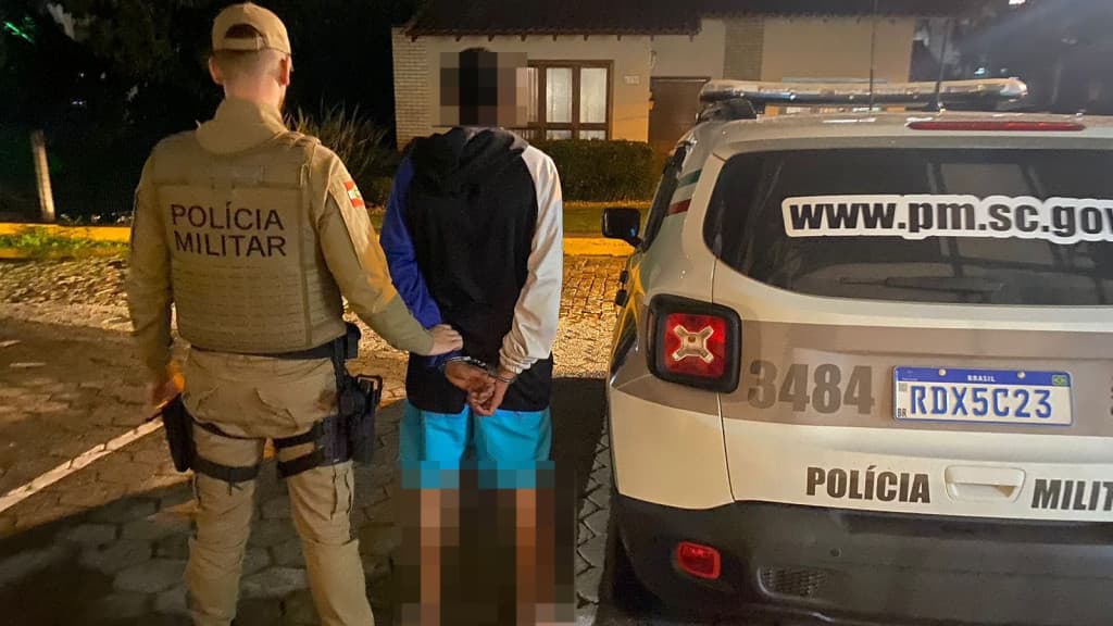 Jovem com mandado de apreensão por tentativa de homicídio é preso em São João Batista