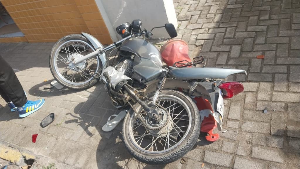 Jovem motociclista sofre acidente de trânsito em Tijucas