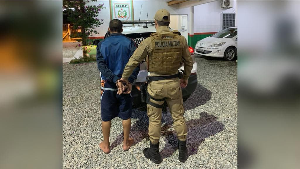 Ladrão veio pra Itapema roubar na temporada, mas acabou preso