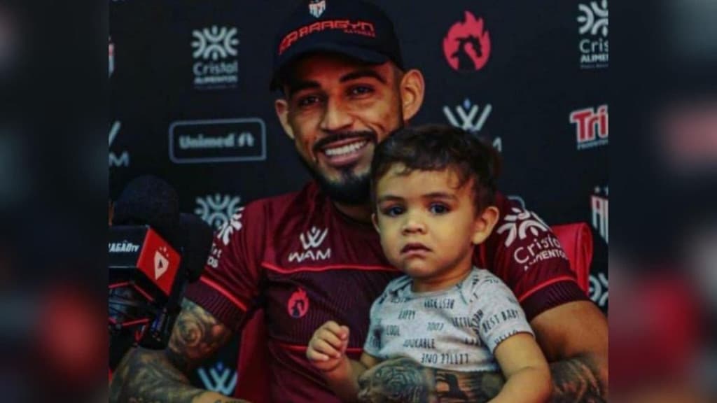 Tristeza: Morre filho de 4 anos do lateral Natanael Pimenta do Avaí