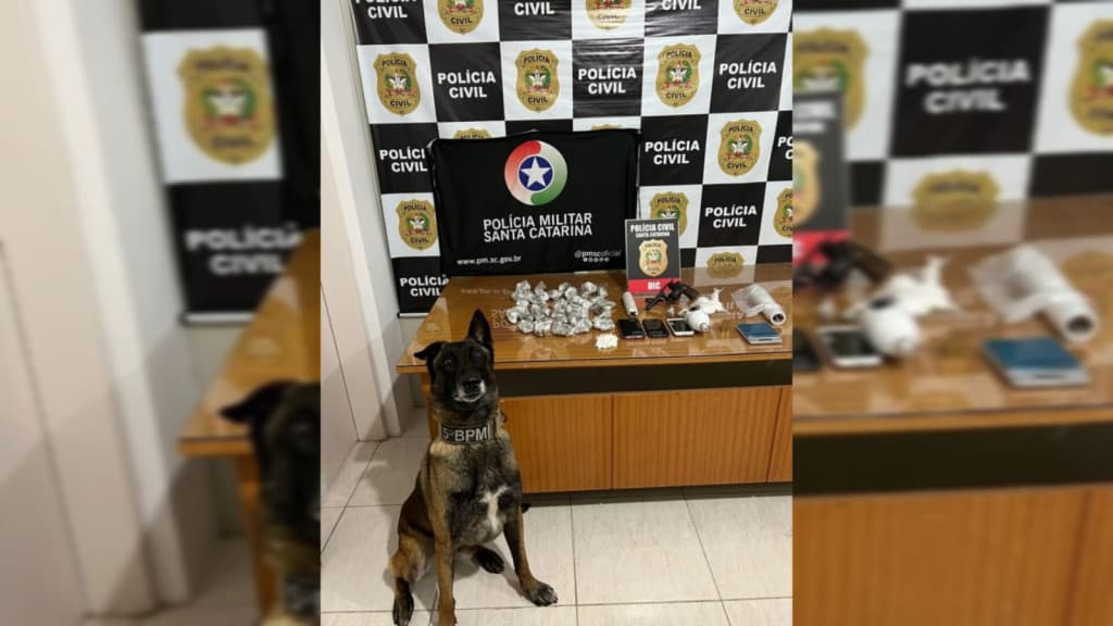 Foragido é preso após ser flagrado tentando descartar cocaína pelo vaso