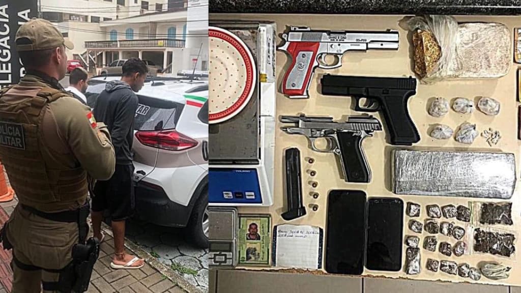 Bandido tenta fazer “menor” assumir tráfico para escapar da prisão, em Itapema