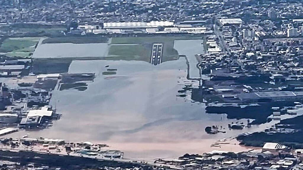 Aeroporto interrompe voos até 30 de maio em Porto Alegre
