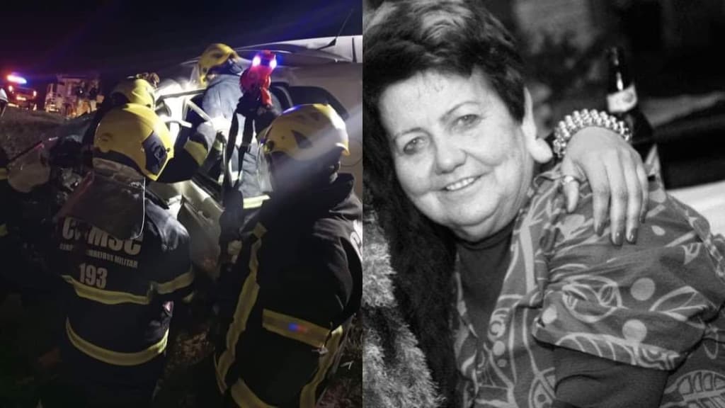 Idosa é identificada como vítima de acidente entre quatro veículos na BR-470 em SC