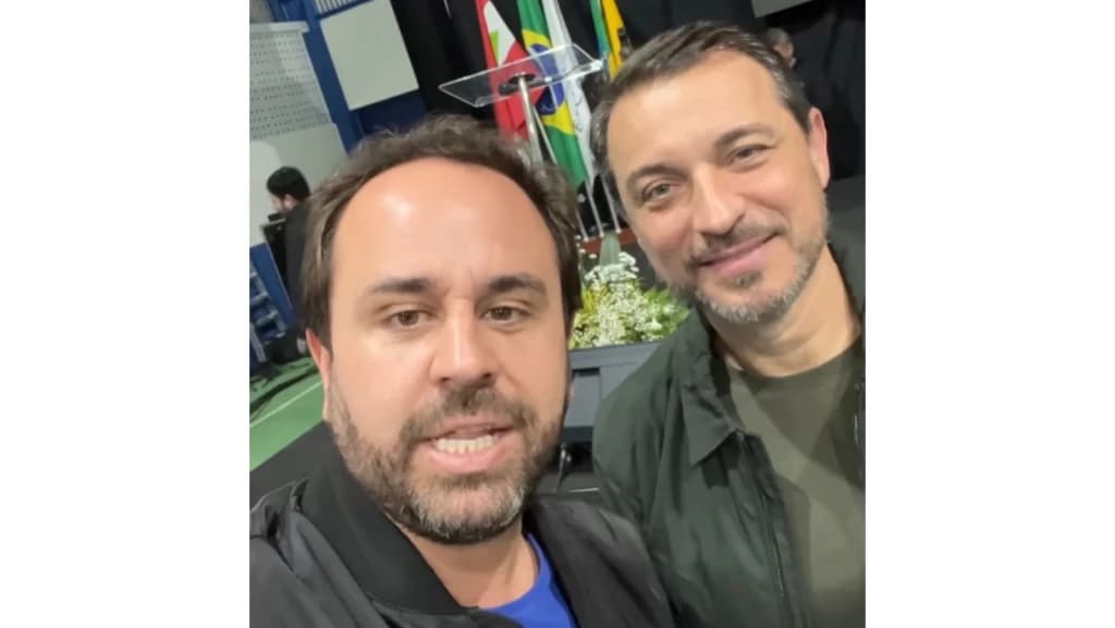 “Esse é o cara, Governador Moisés”, diz prefeito de Bombinhas
