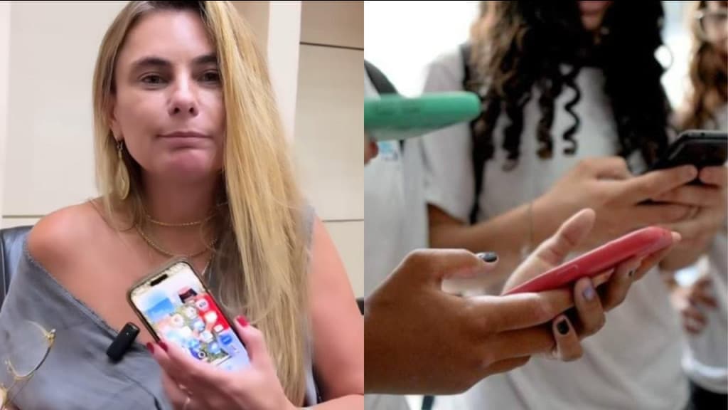 Paulinha cria projeto de lei para proibir o uso de celular em sala de aula
