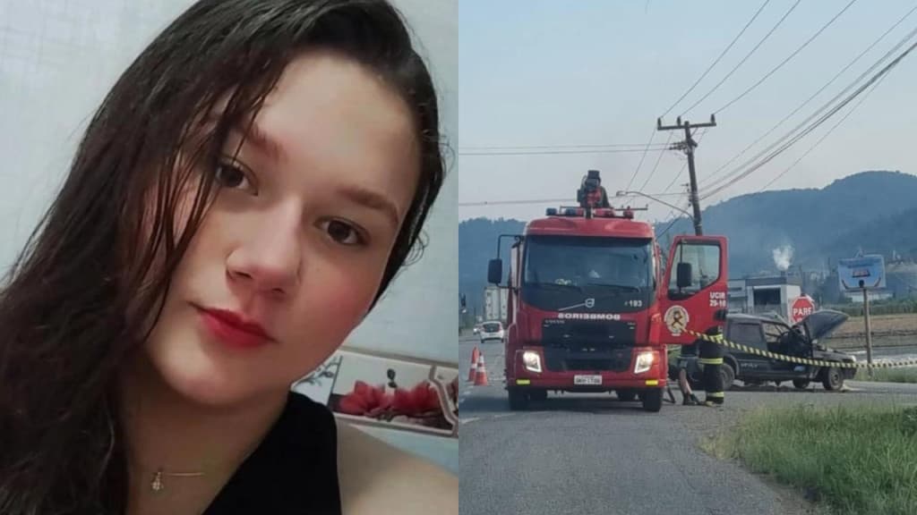 Jovem de 19 anos morre após grave acidente entre carro e caminhão na SC-108