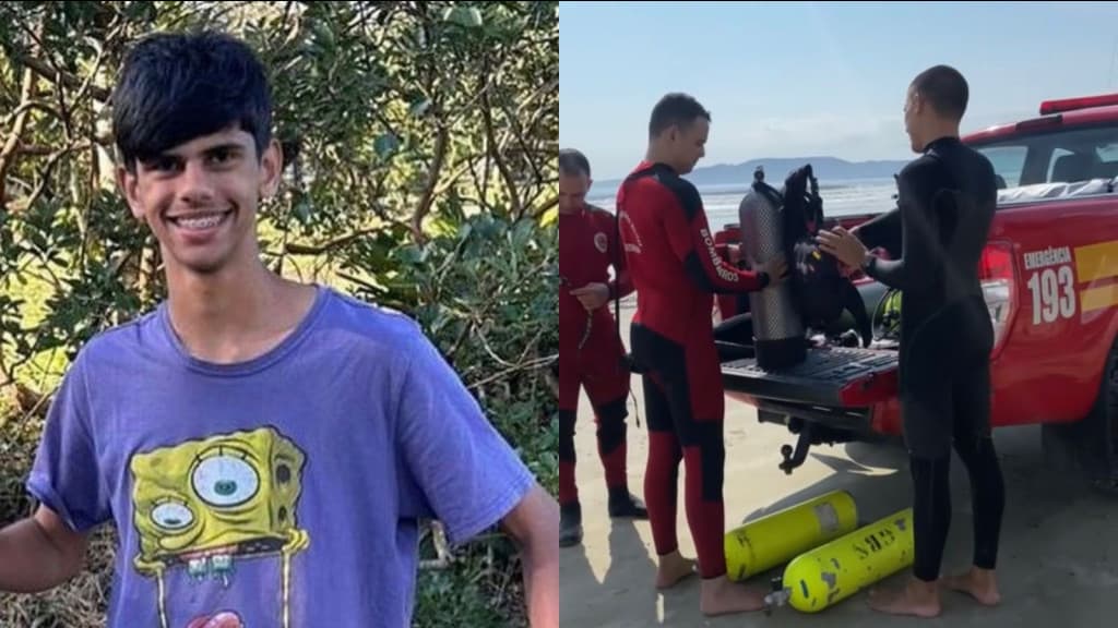 Jovem desaparecido no mar de Itapema é identificado; buscas são retomadas