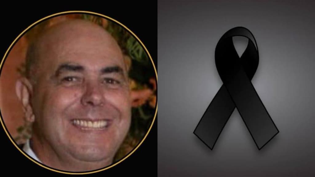 Nota de falecimento de Moises Senna