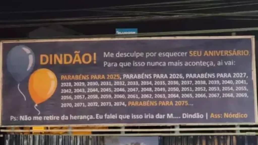 Afilhado toma atitude surpreendente ao esquecer aniversário do padrinho