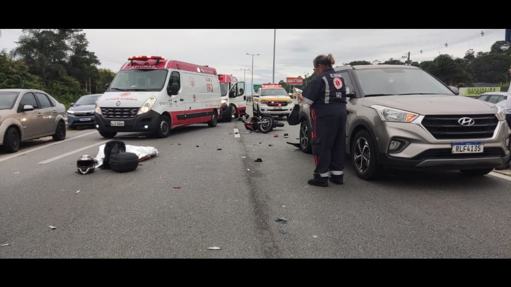 Motociclista morre em acidente na SC-401 em Florianópolis