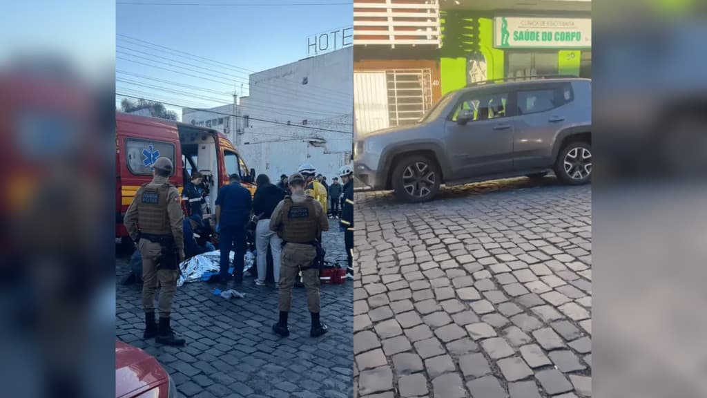 VÍDEO: Idoso morre no hospital após ser atropelado e arrastado