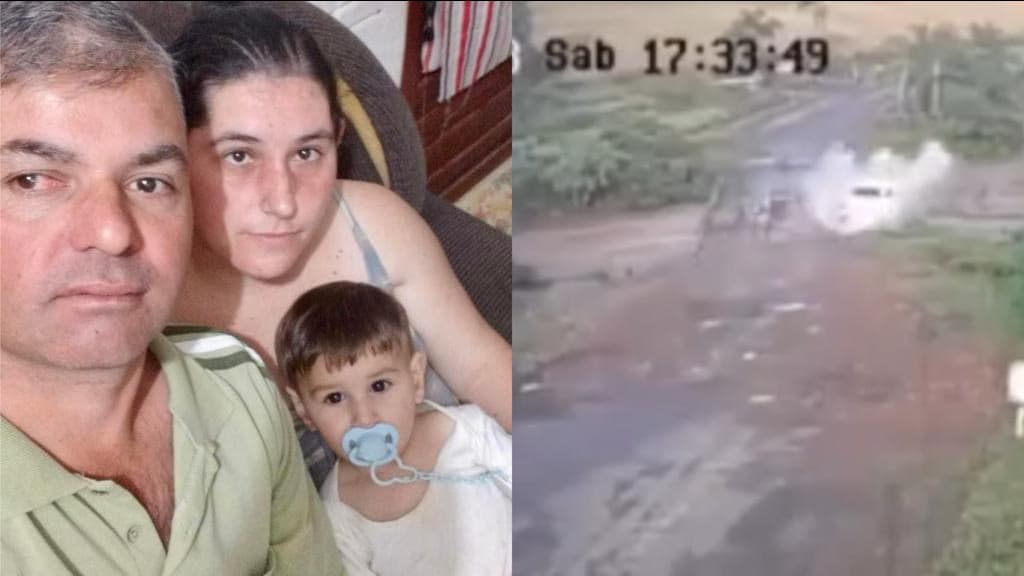 Mãe morre e pai com filho estão desaparecidos após veículo cair em rio