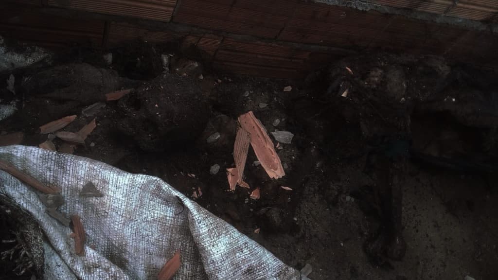 Caixão é encontrado, queimado e ossada exposta em cemitério de SC