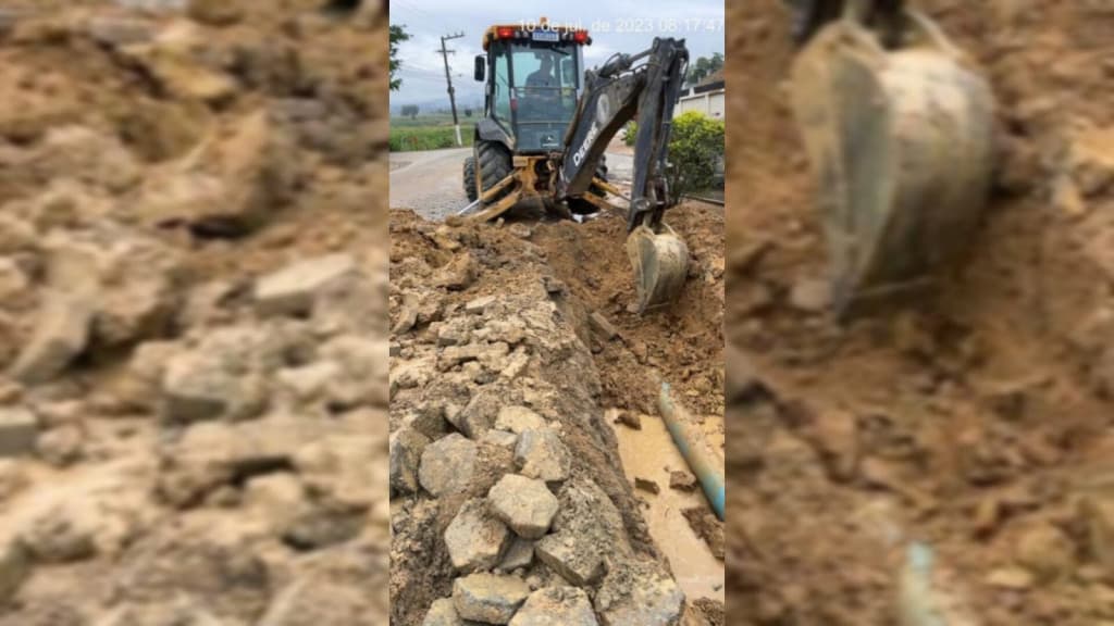 Mais uma vez, Tijucas pode ficar sem água após rompimento de adutora