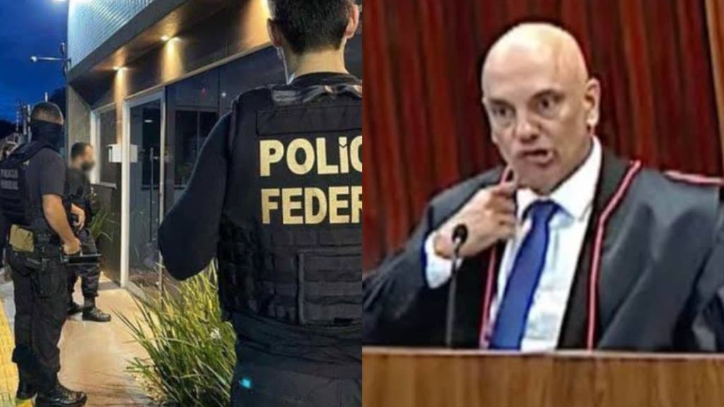 URGENTE: Moraes determina e PF deflagra operação em SC contra 19 alvos