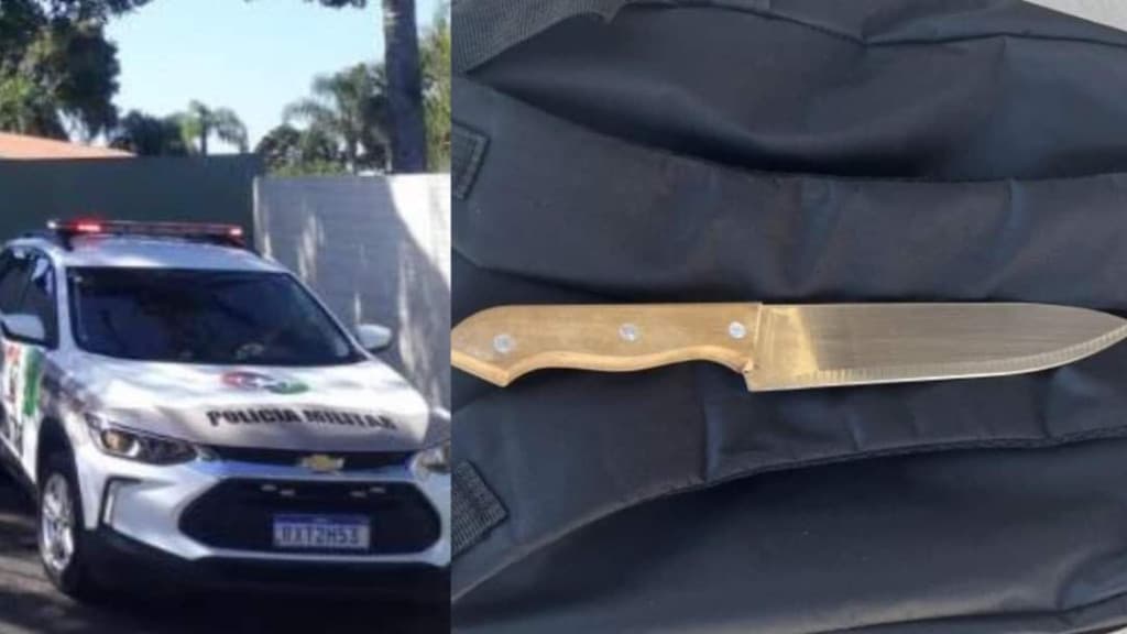 Adolescente é flagrado com faca dentro de mochila em escola de SC
