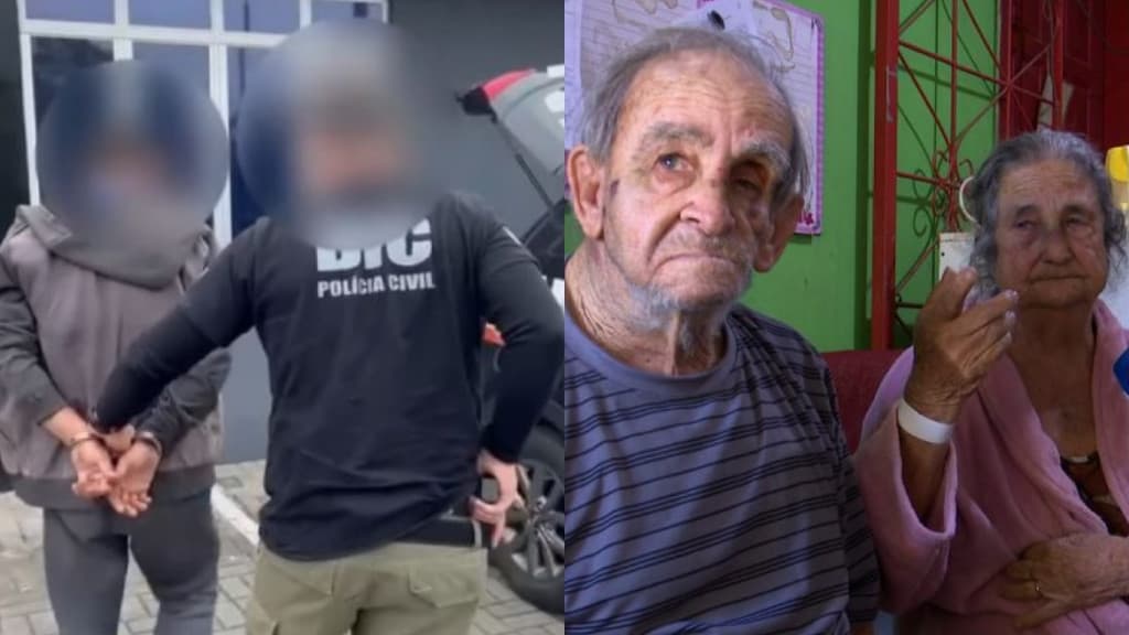 Parente é preso por suspeita de espancar e roubar casal de idosos em Joinville