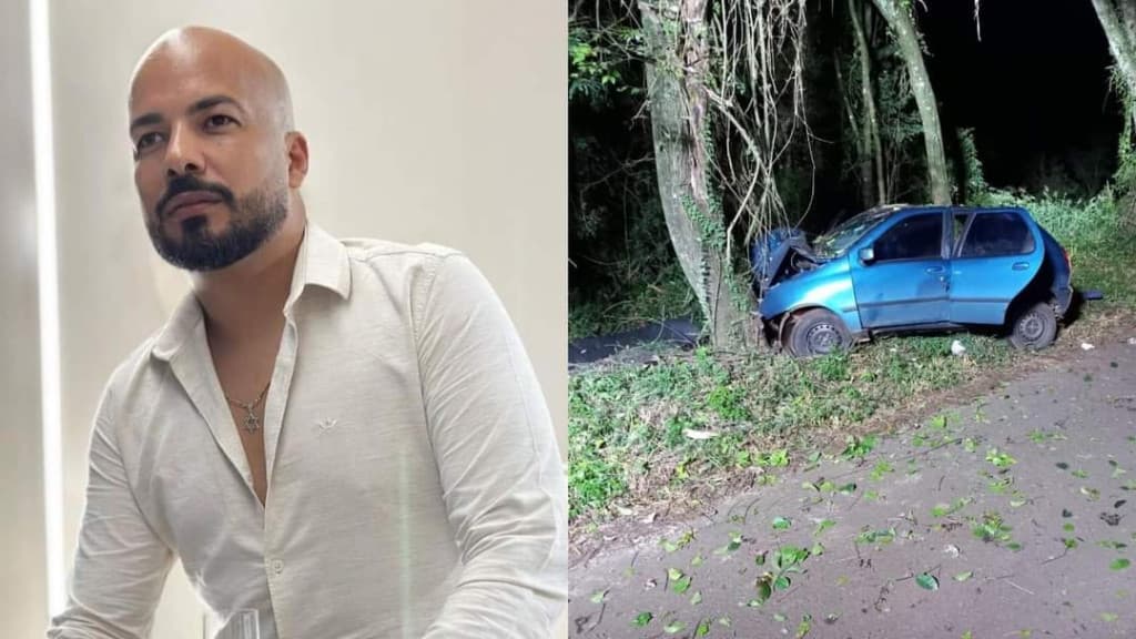 Proprietário de salão de beleza morre após colidir contra árvore na BR-282