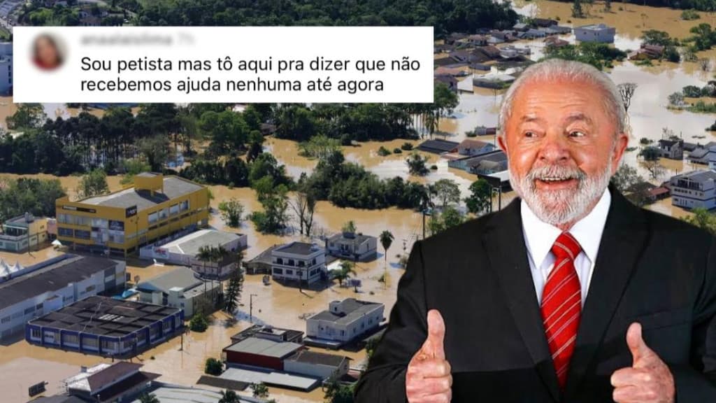PT diz que “Governo Lula agiu imediatamente para socorrer SC”, mas petista desmente