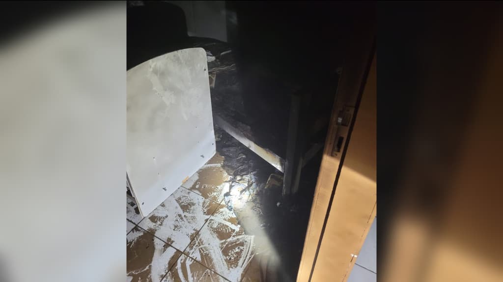 Quarto de bebê pega fogo e criança vai parar no hospital em São João Batista