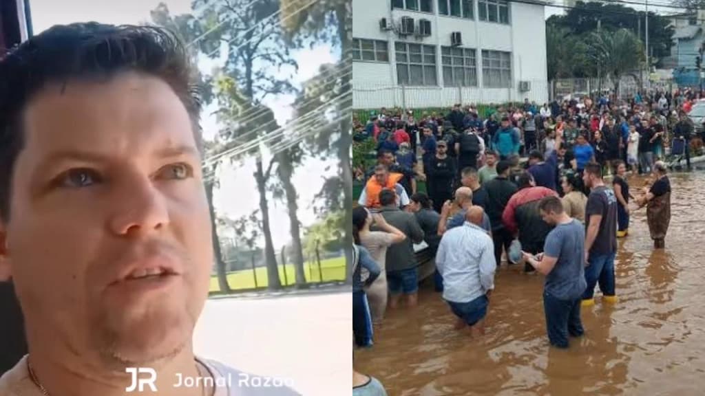 Voluntário de Tijucas volta do RS após entregar três caminhões com doações e se emociona