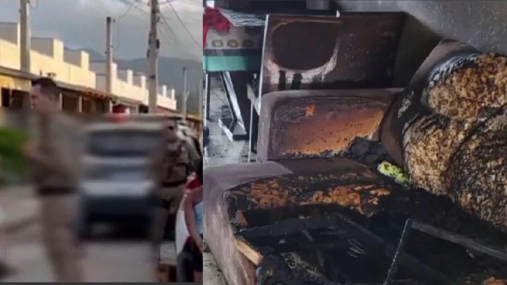 Ex-marido agride mulher e incendeia casa em São João Batista
