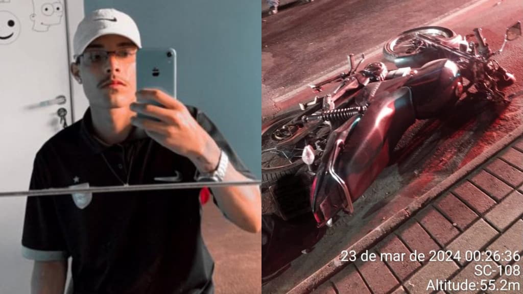 Identificado motociclista de 20 anos morto durante acidente em Brusque
