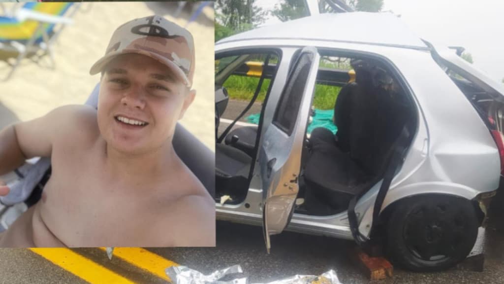 Jovem morre após colisão entre dois veículos na BR-282