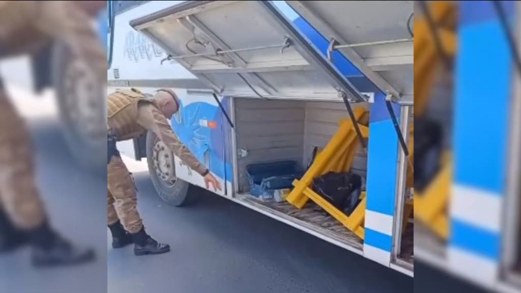 Fiscalização em transporte de presos para serviço externo resulta em apreensão de drogas